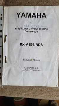 Instrukcja amplitunera Yamaha RX-V 596