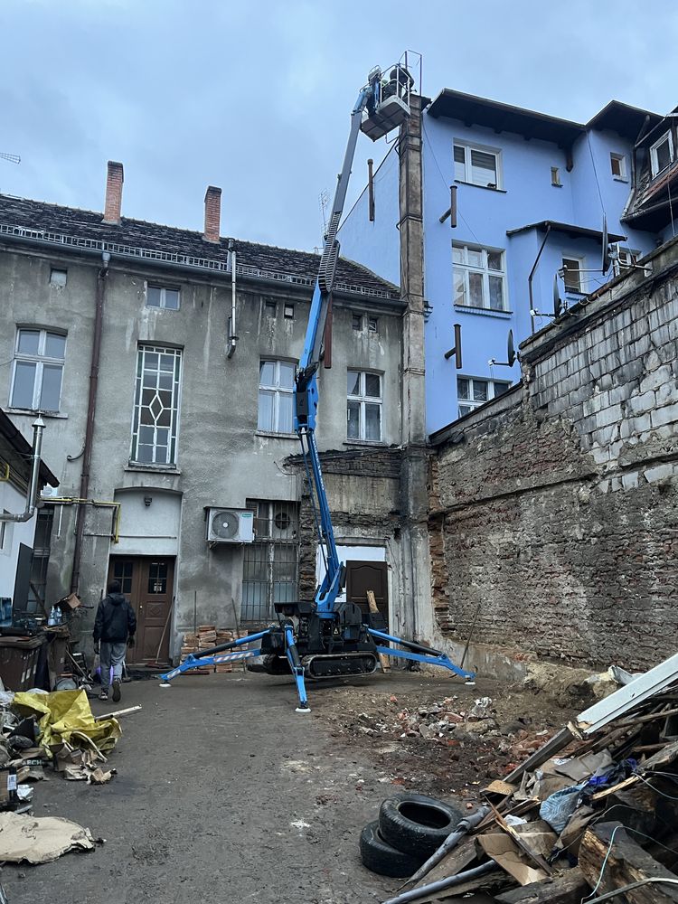Wynajem usługi podnośnik koszowy 18m