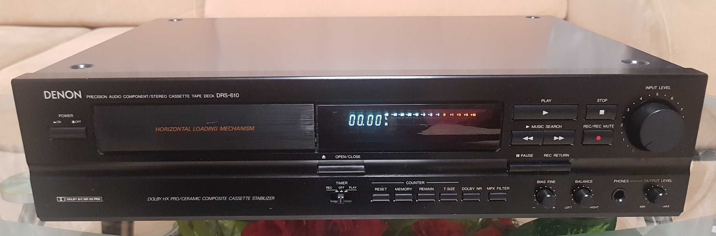 Кассетная дека Denon DRS-610 made in Japan/Japon