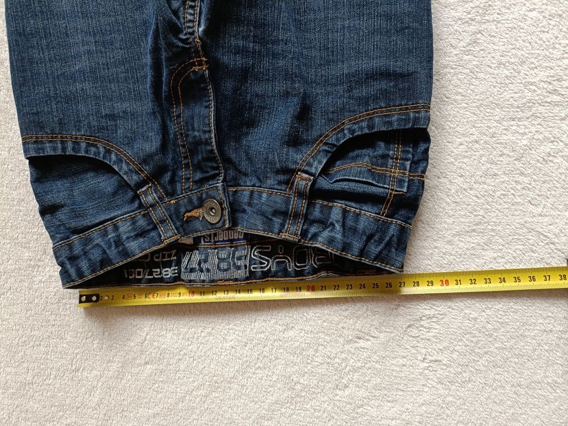Spodnie jeansowe na gumce proste 128 cm