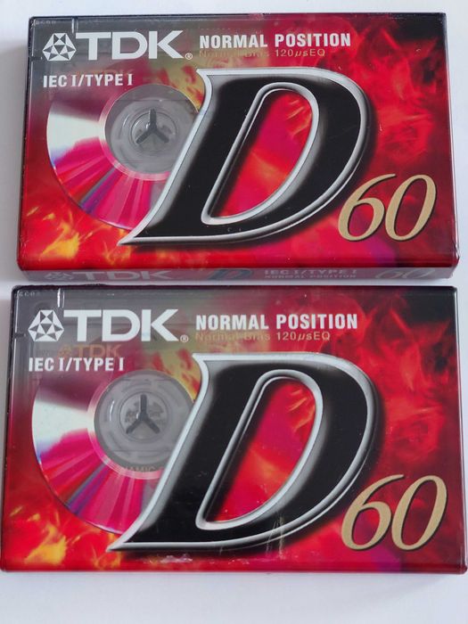 TDK D60 - zestaw 2 kaset model na rynek europejski na lata 1997/2001