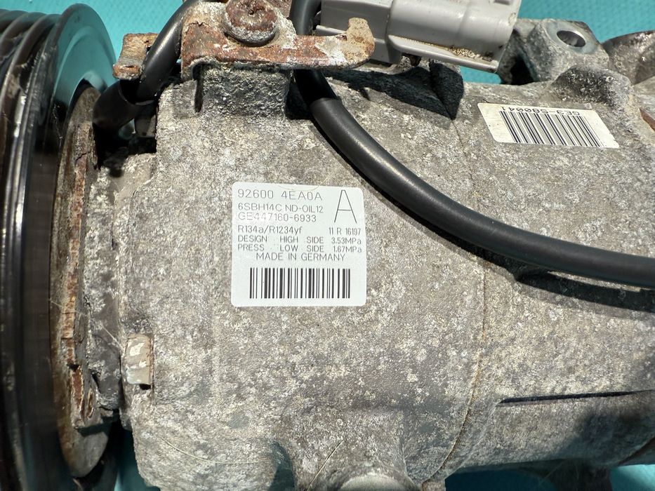 Компресор кондиціонера 92600 4EA0A 1,5 DCI Qashqai j11 renault