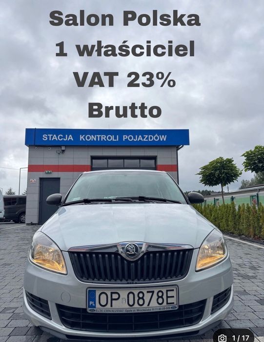 Skoda Fabia Salon Polska, 1 właściciel, model poliftowy, VAT23% brutto!!!