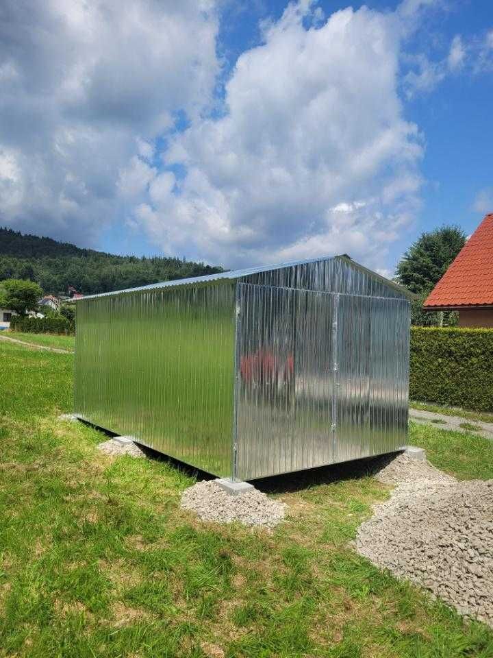 Garaż blaszak 3x5 Garaż blaszany na budowę schowek magazyn 4x6 6x5 6x7