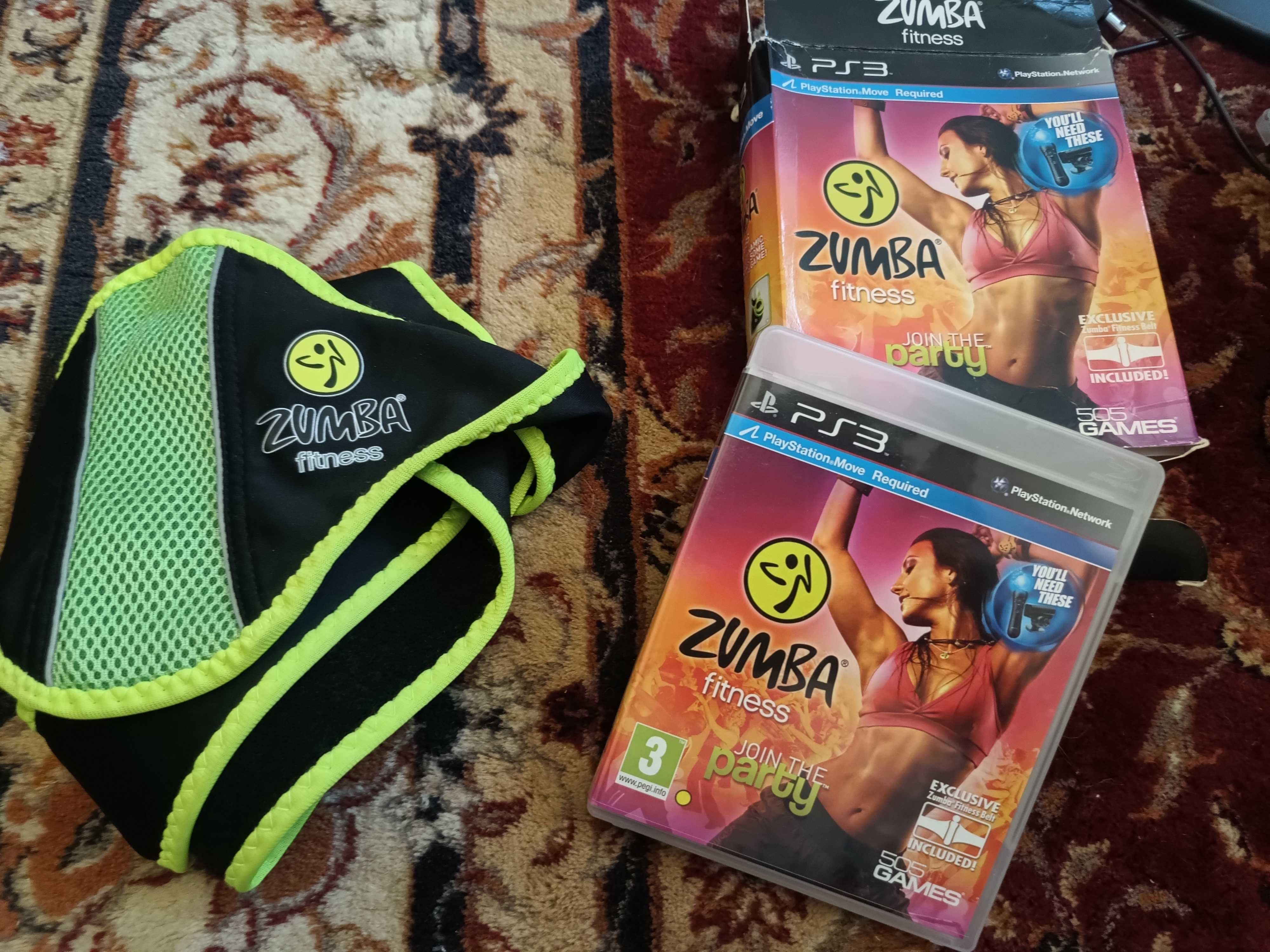 PS3 - gra sportowa Zumba fitness - z pasem