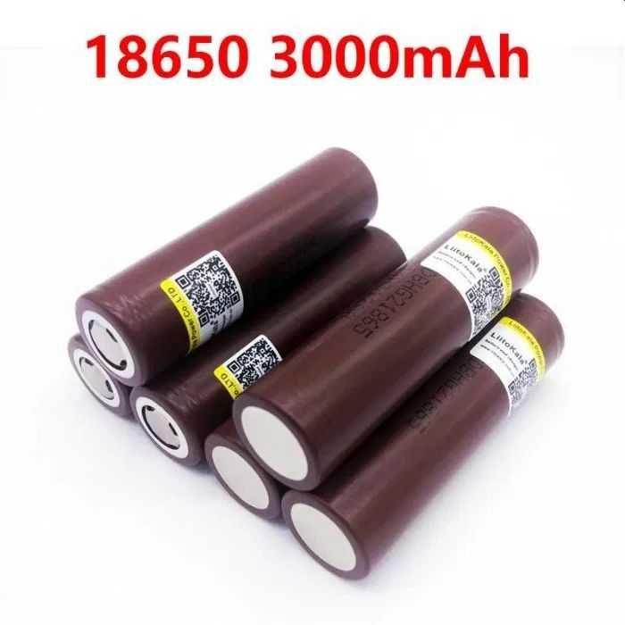 Nowe ogniowo 18650 LIITOKALA LG HG2 3000 mAh