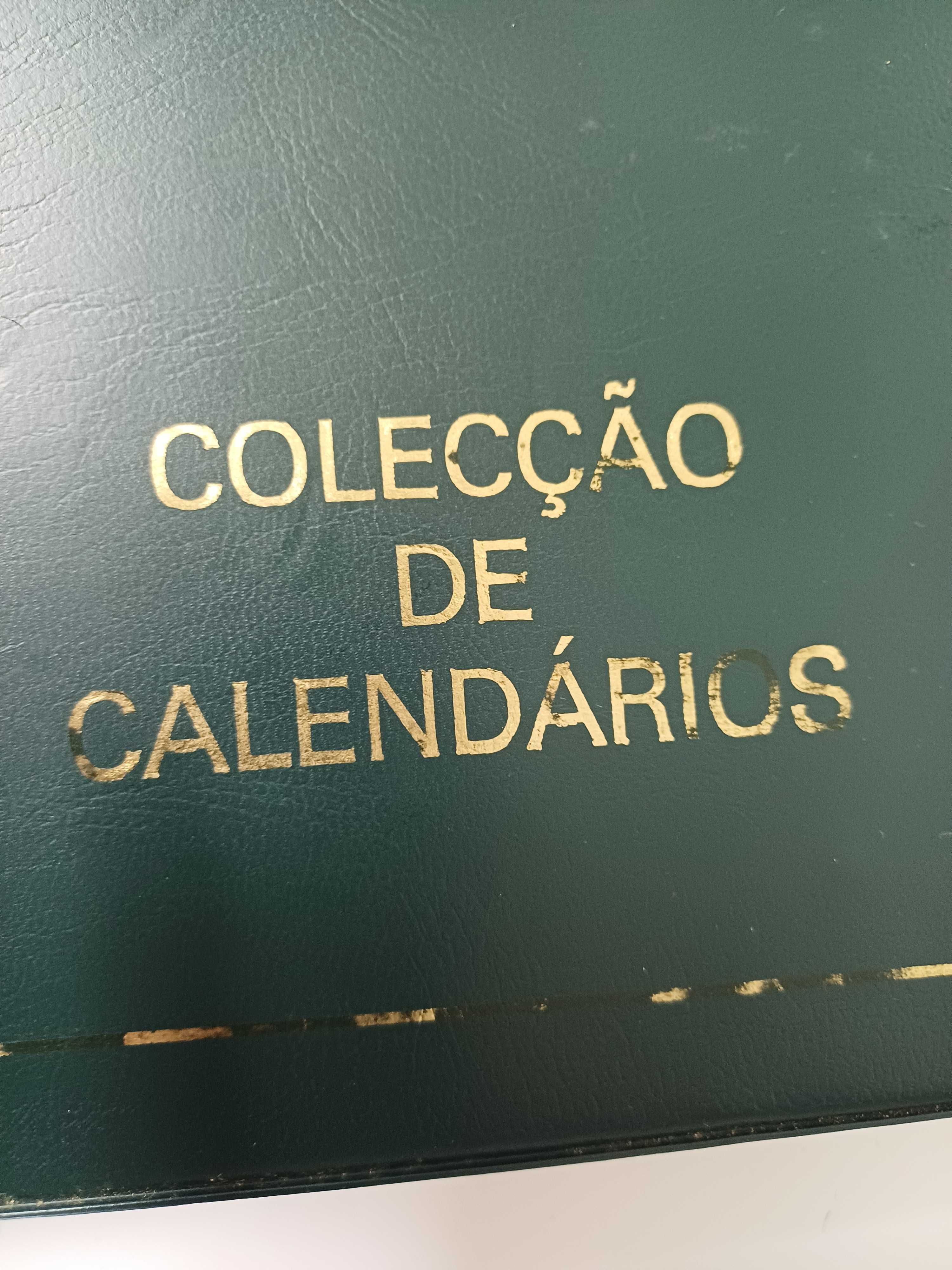 Álbum com coleção de calendários 597 unidades