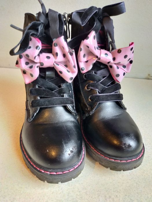 Buty zimowe kozaki trapery Minnie Mouse 27