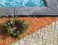 Brita cascalho de telha tijolo para decoração de jardim