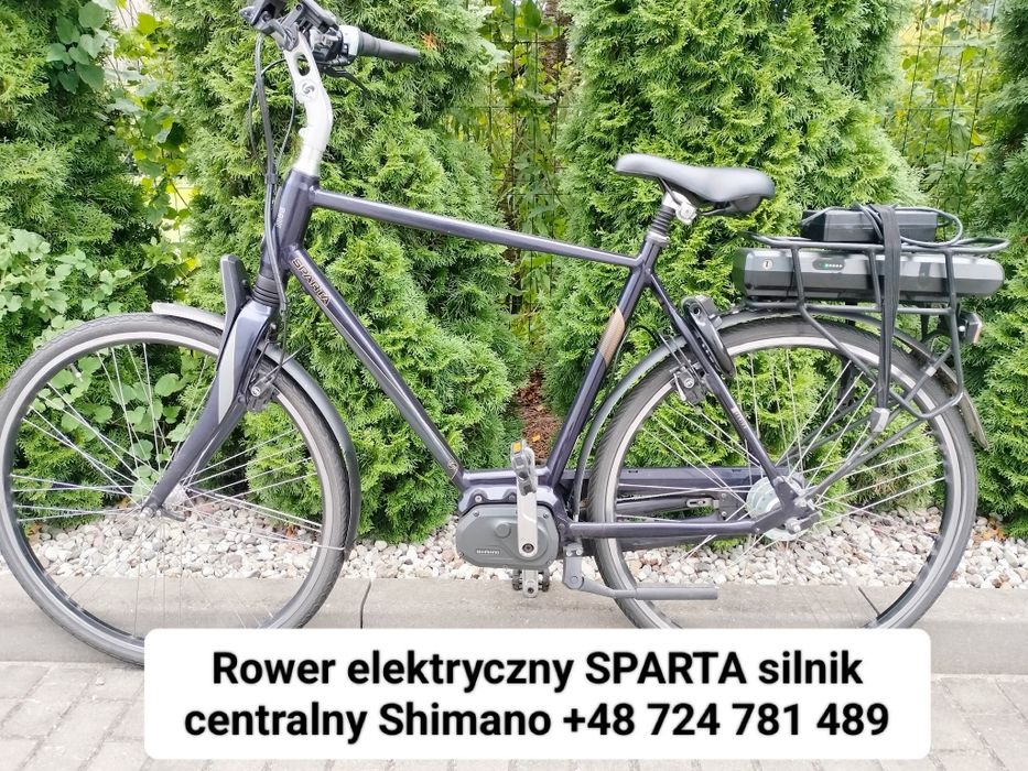 Rower elektryczny SPARTA silnik centralny Shimano
