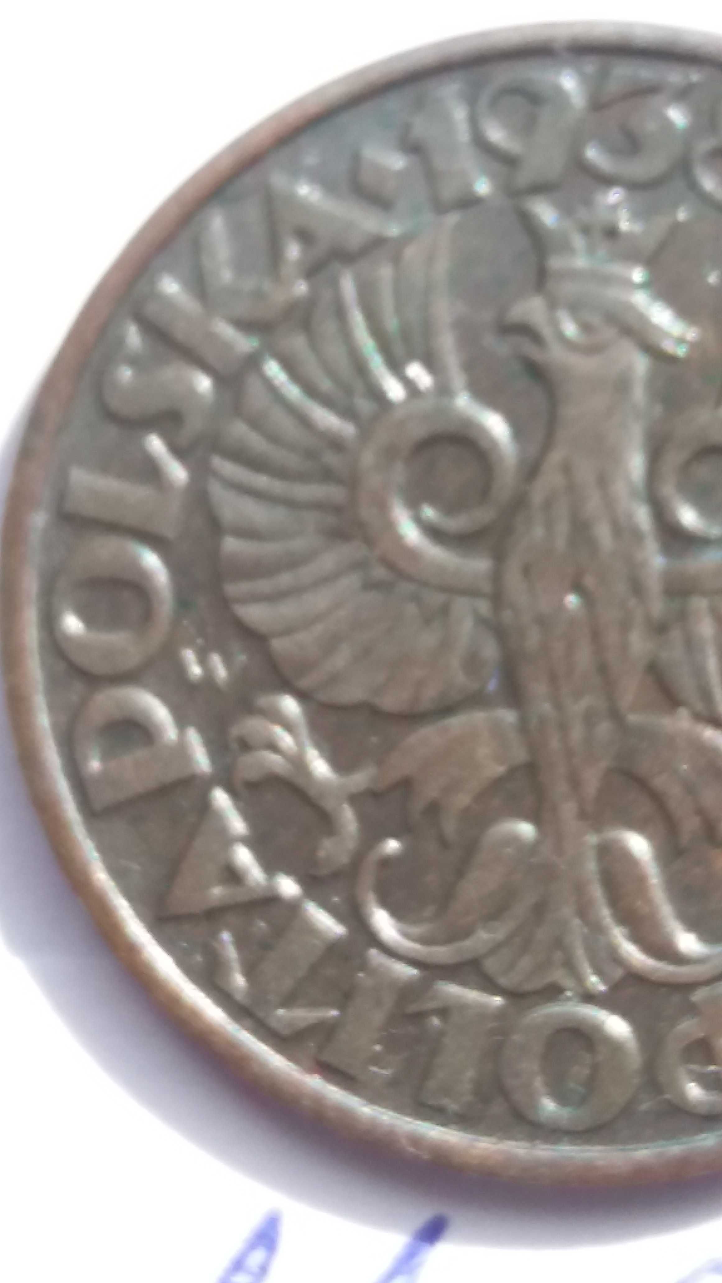 DS M079 stara moneta 5 gr groszy 1938 Polska starocie wyprzedaż