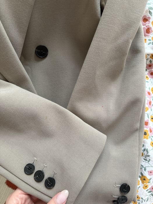 Піджак жакет Zara сіро-коричневий розмір S