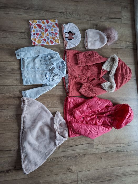 Zestaw 26 szt ubran dla dziewczynki rozmiar 98