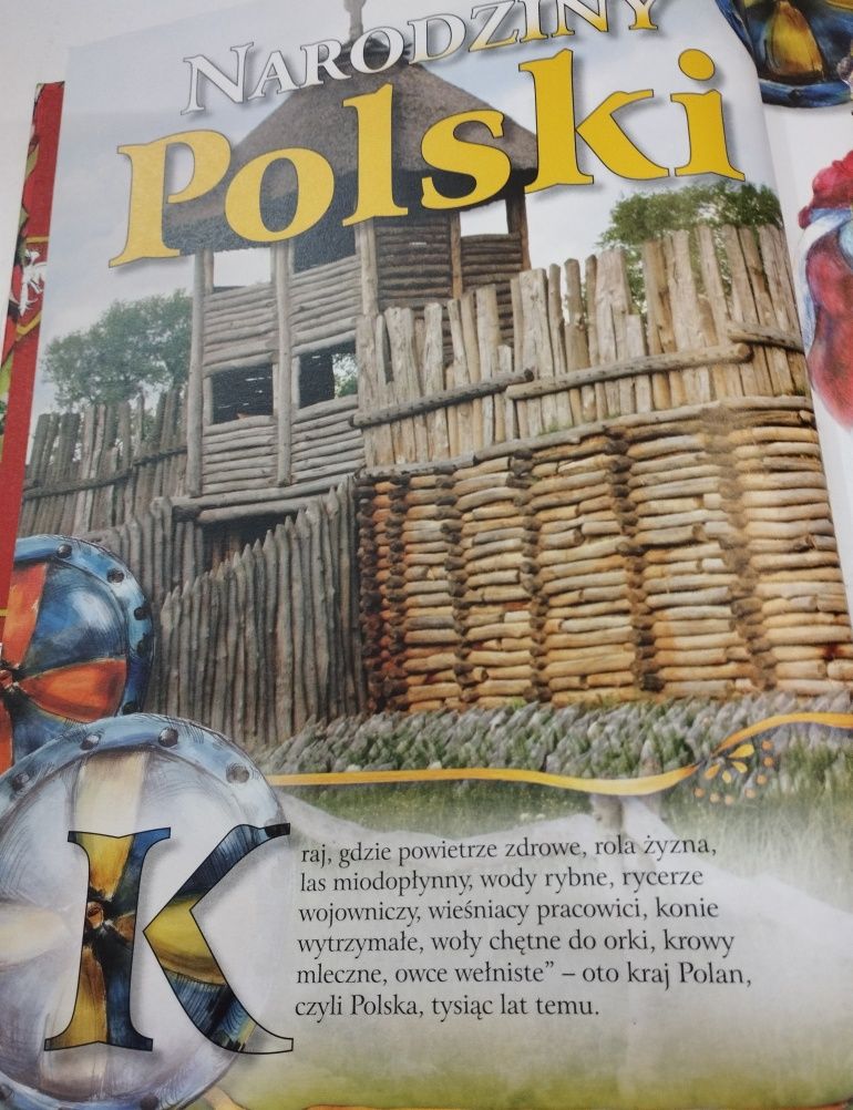 Ksiwzka Historia dla dzieci Kocham Polske