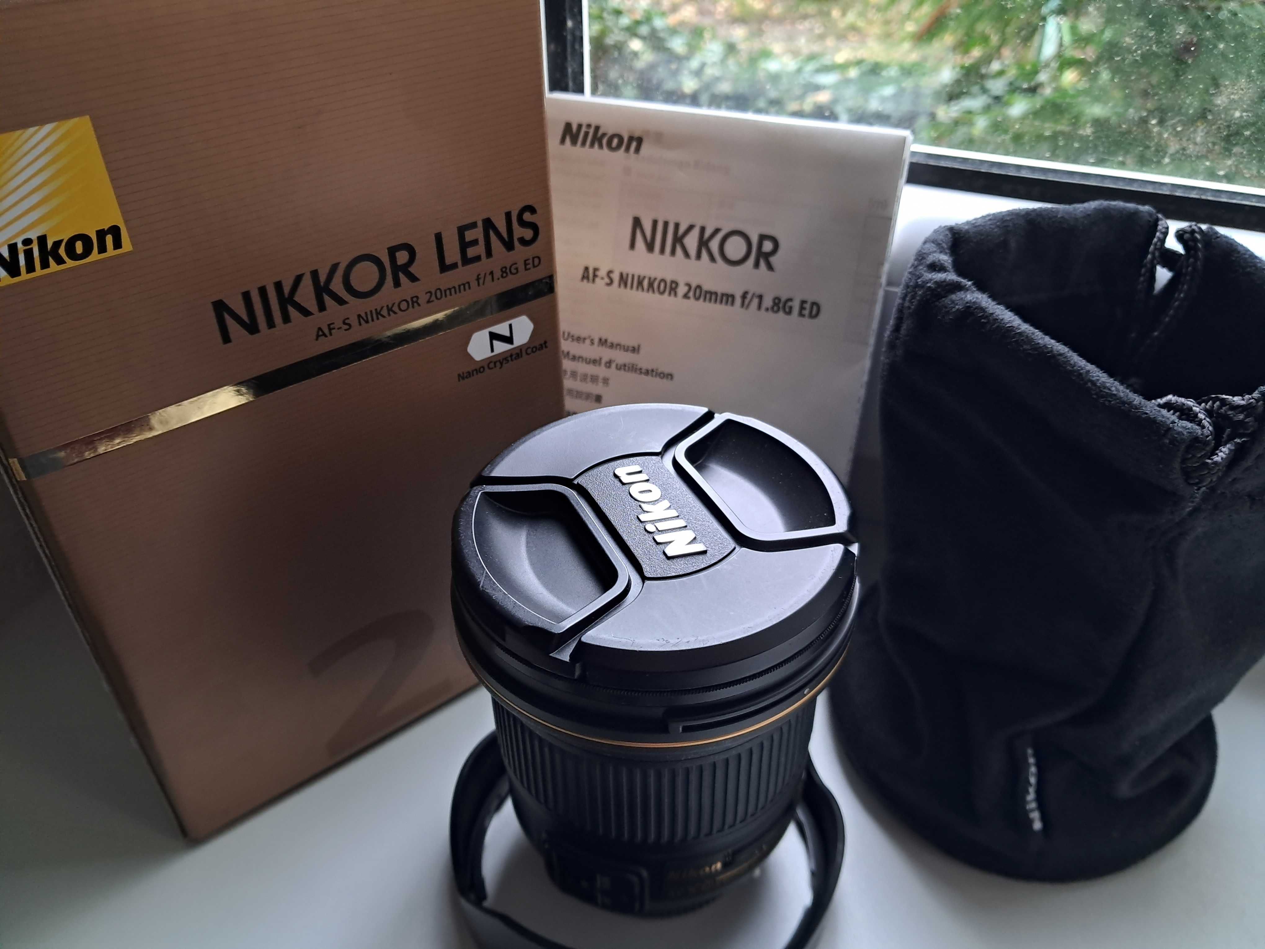 Obiektyw Nikon - Nikkor 20 f1.8G ED