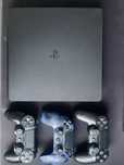 konsola ps4 slim 1tb + 3 pady