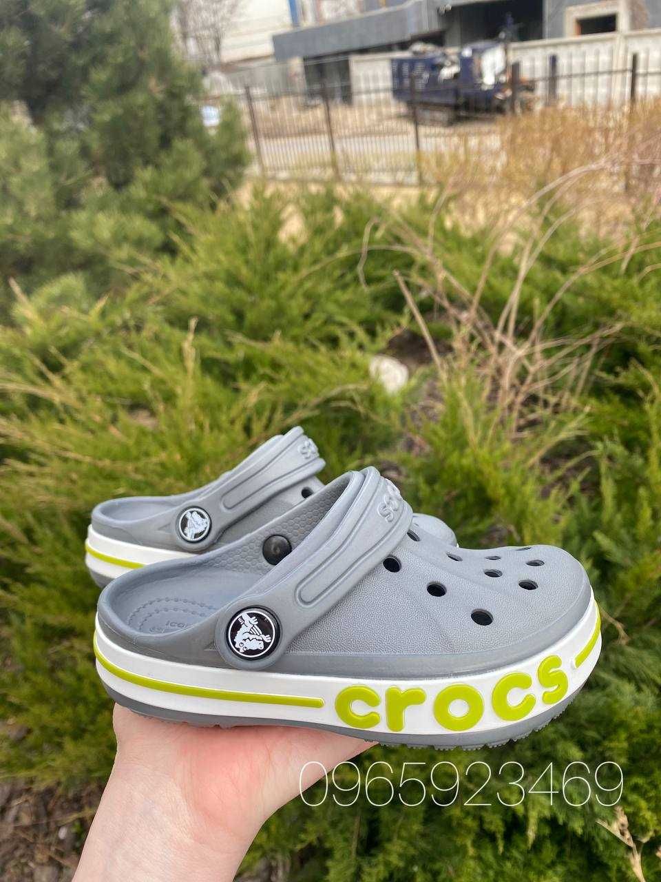 Знижка! Дитячі крокси  Crocs Bayaband сабо  24-34рОригінал + Джибітс