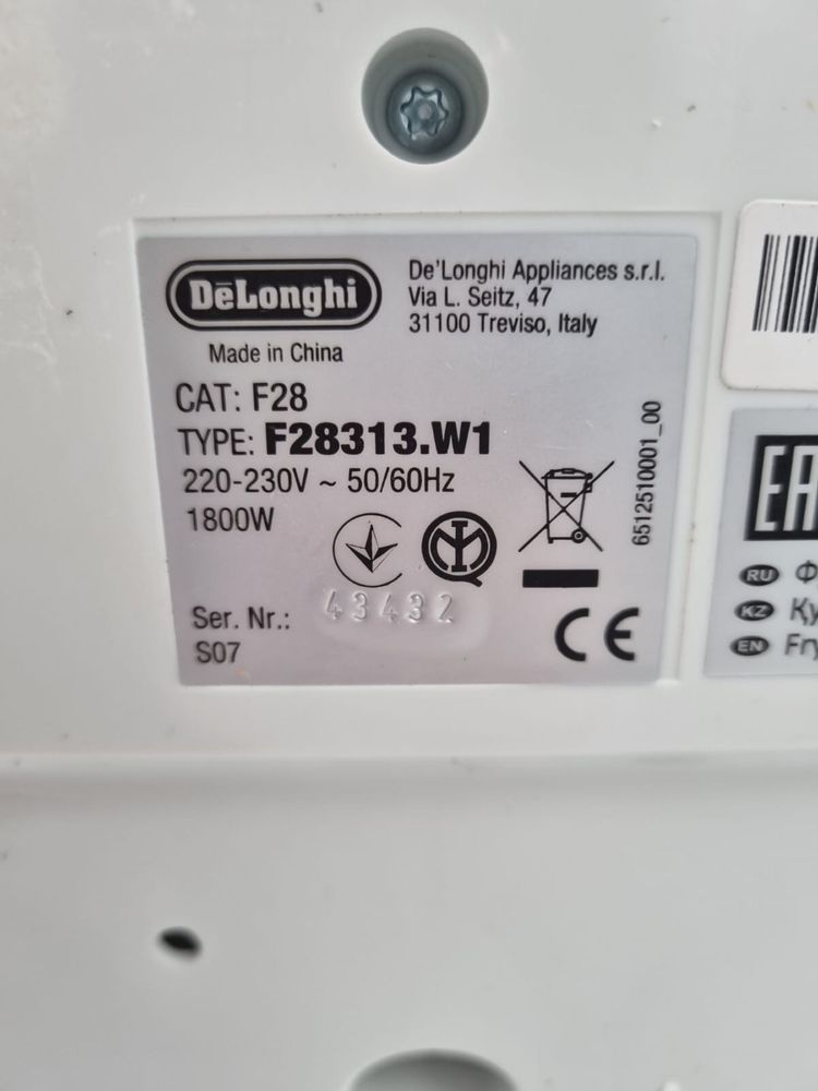 De Longhi frytkownica F28313
