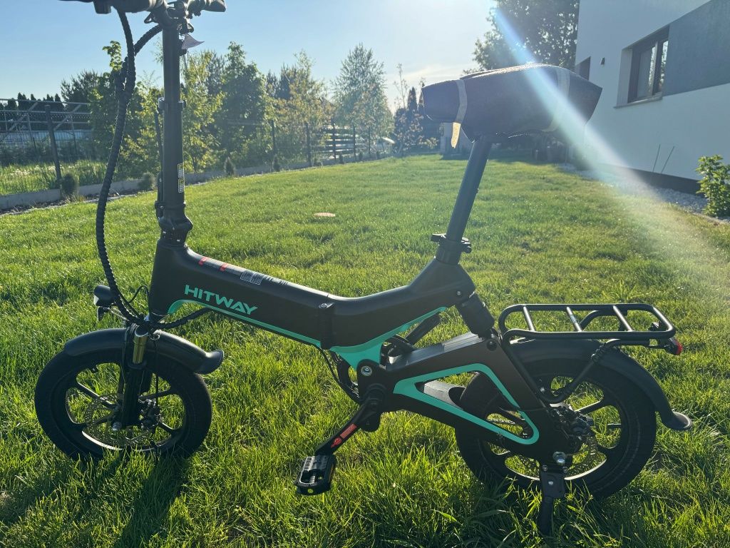 Składany rower elektryczny Hitwey BK6S -szary