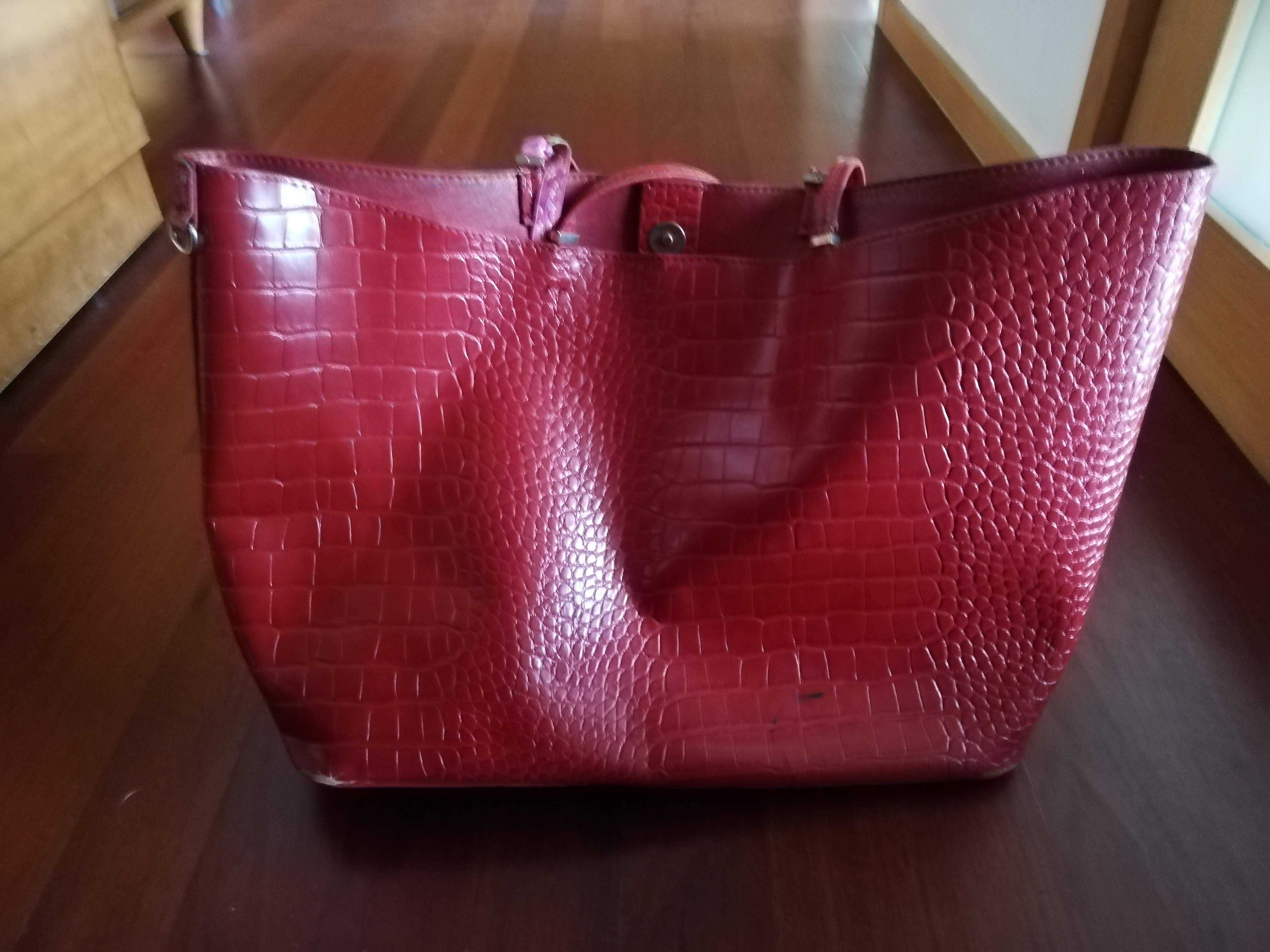 Shopper cor vermelha