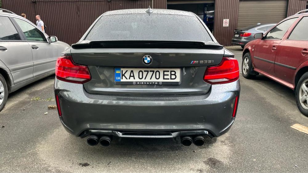 Бампер задний M2 2 BMW 2-Series F22 F23 F87 Ф22 Ф87 Насадки Диффузор