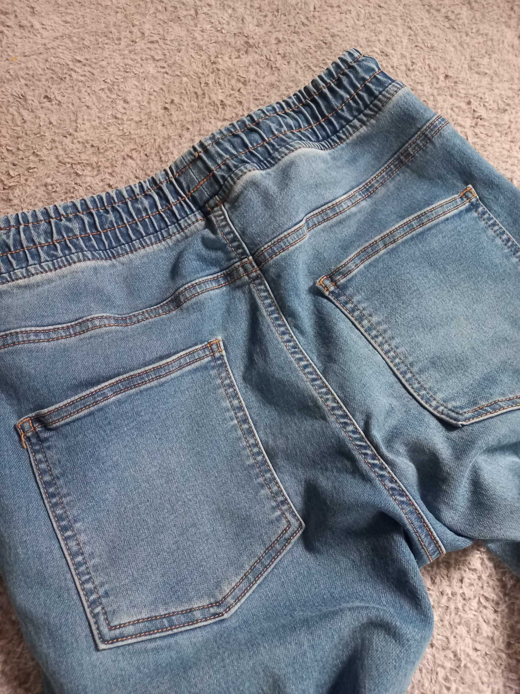 Spodnie dżinsowe dżins jeans Jogger Joggery 164 cm 13 - 14 lat J. Nowe