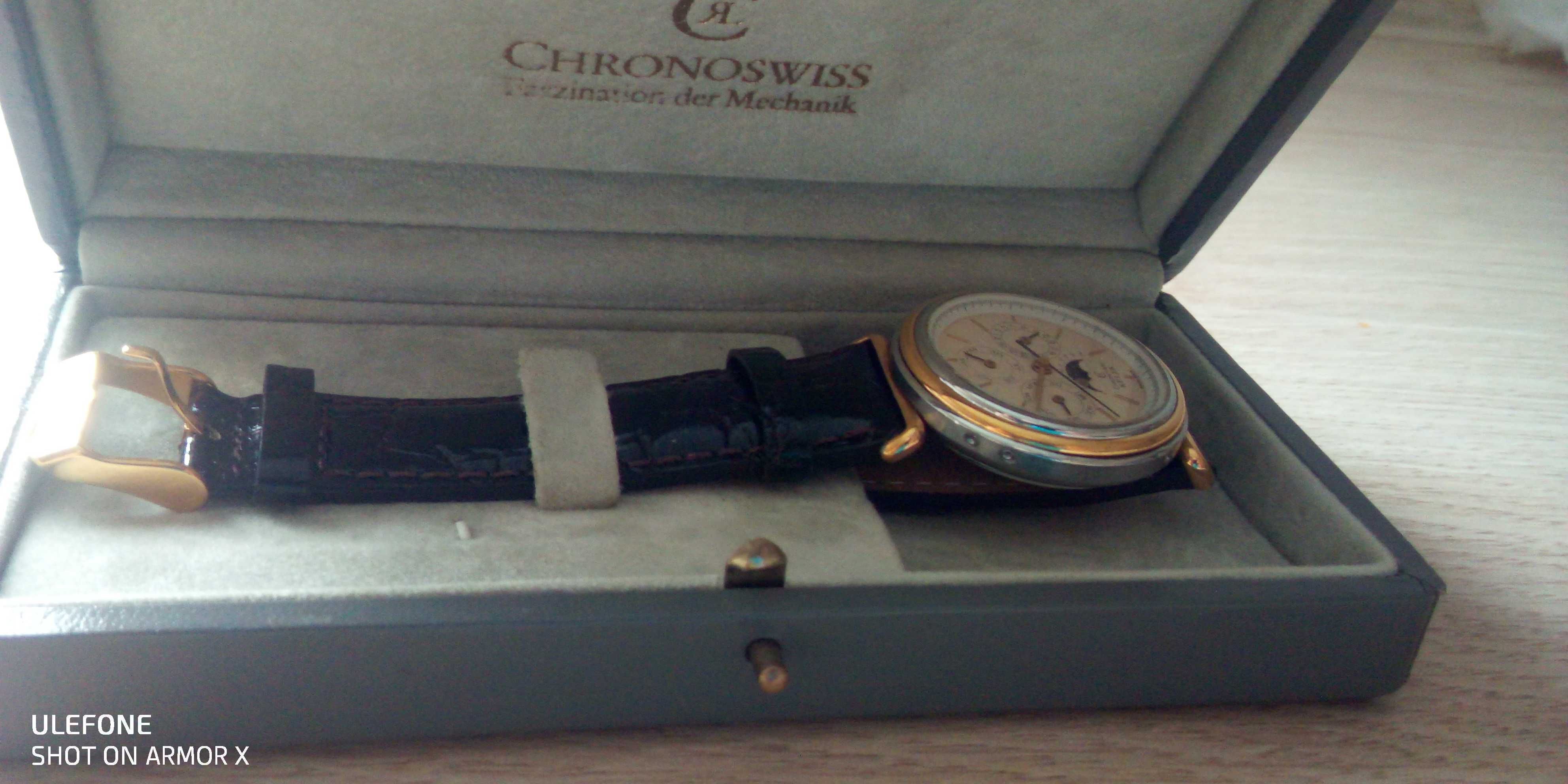 Piękny zegarek Chronoswiss Kelek MONDPHASE