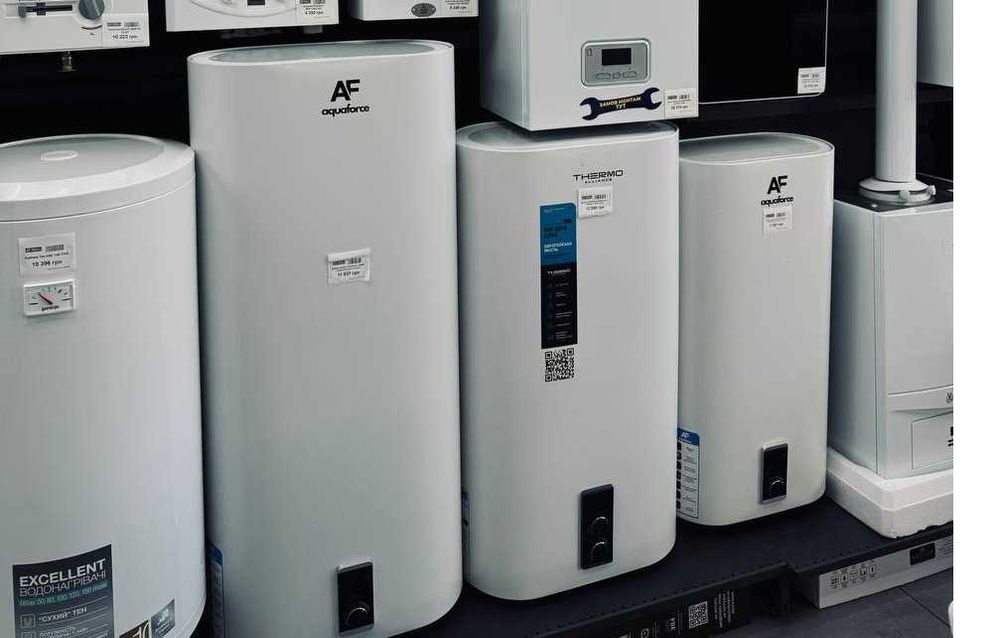 Продам плоский бойлер Midea, AquaForce, ThermoAlliance.