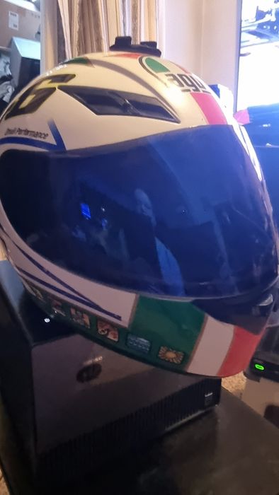 Capacete origgine valentino rossi  46.tamanho xs
