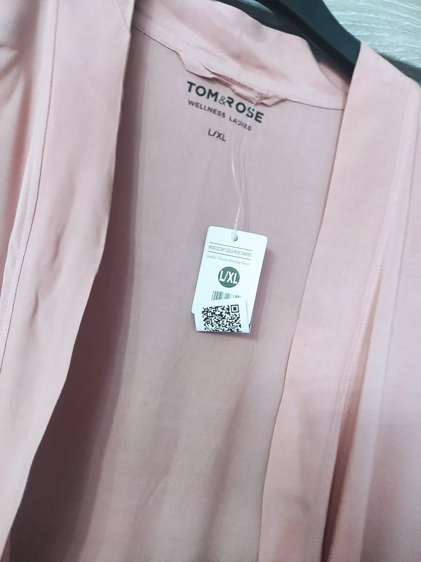 Letni wiskozowy szlafrok damski L/XL