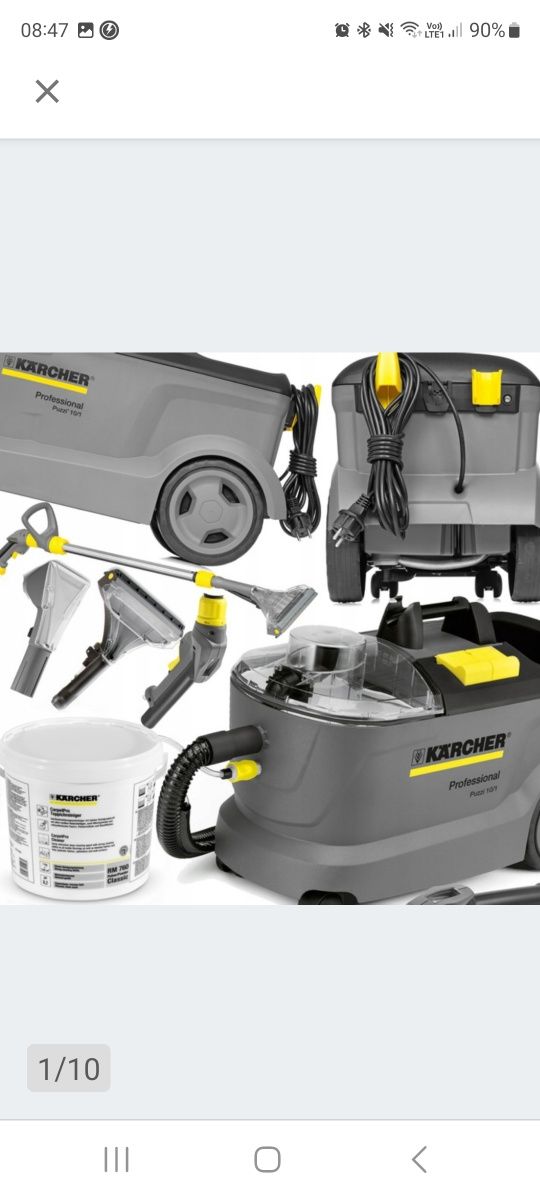 PROMO Wypożycz/Nowy Odkurzacz piorący KARCHER  proszek GRATIS