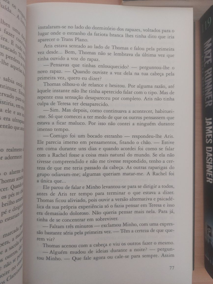 Trilogia Completa 1ª Edição  Maze Runner James Dashner (Optimo estado)