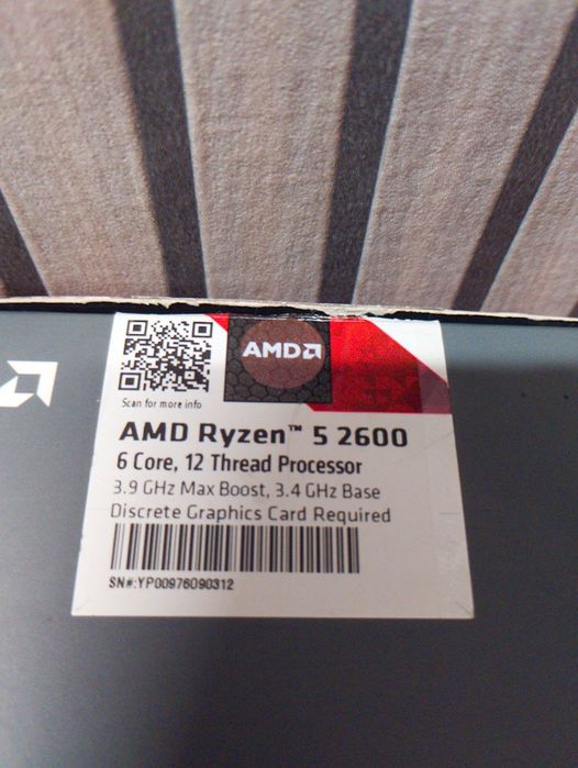 Ryzen 5 2600 3.9 GHz