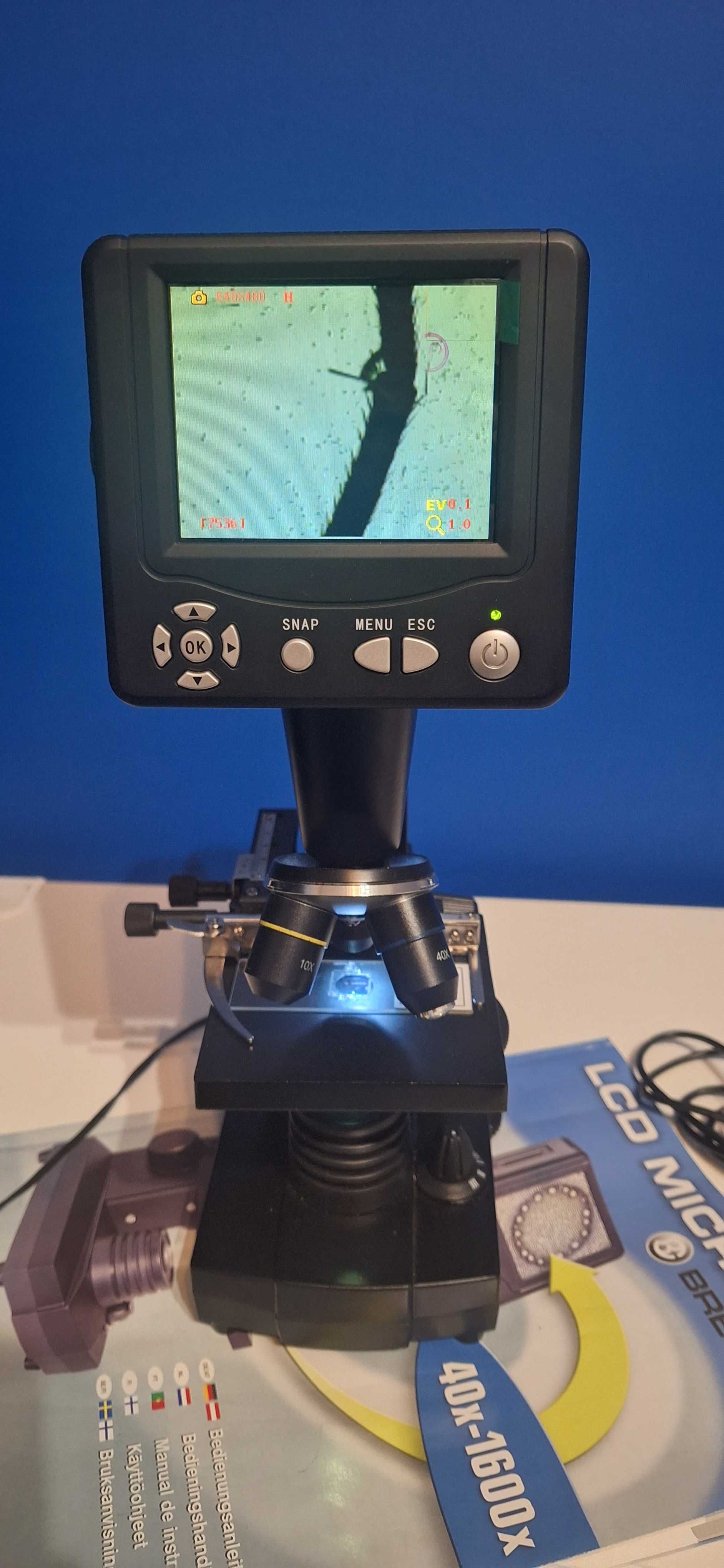 Mikroskop BRESSER cyfrowy LCD 3,5, 40x-1000x