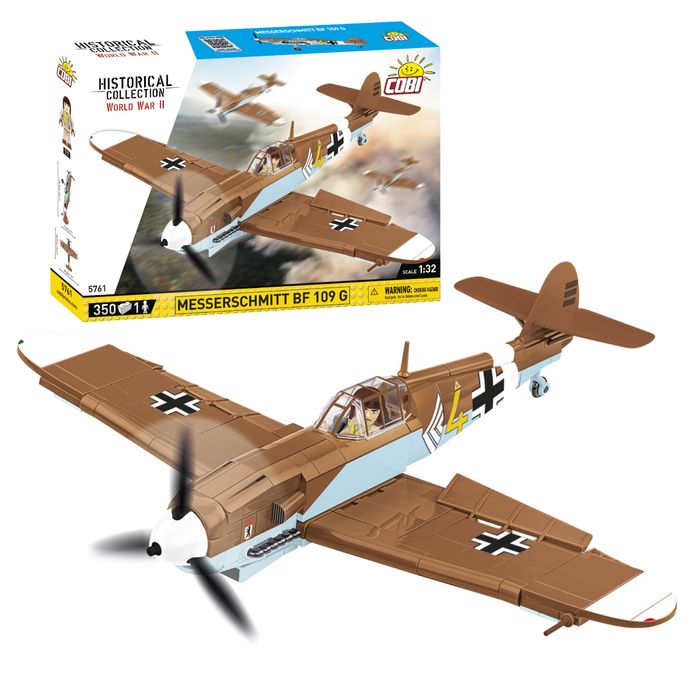 Klocki Cobi 5761 Samolot Messerschmitt Bf 109 Gustav Hc Ww2 350 El.
