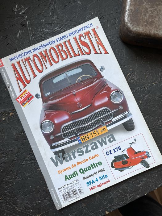 Automobilista 3/2005 Warszawa M20, CZ 175 skuter, prototyp Autosan