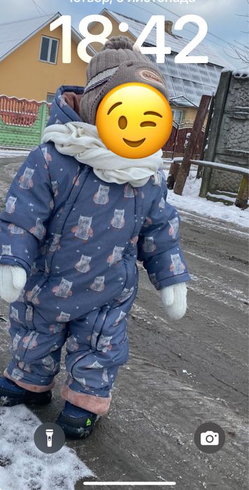 Комбінезон теплий 2-3 роки