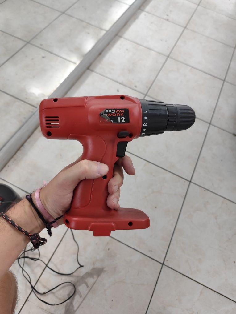 Berbequim Aparafusadora Eléctrica - 12 V - Pro Work
