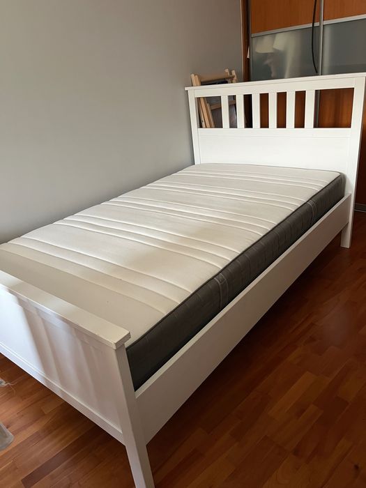 Łóżko HEMNES białe 120x200