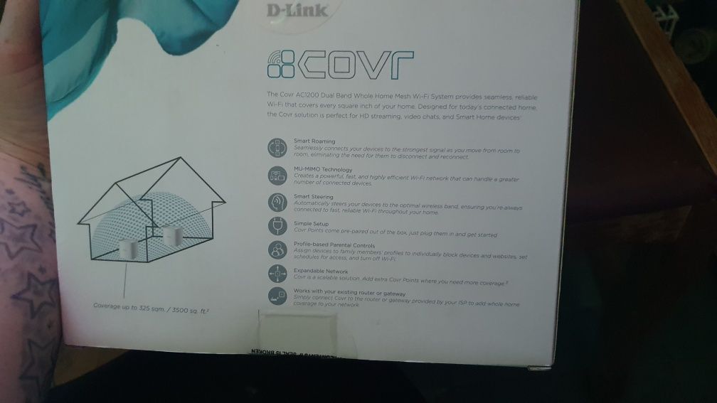 WiFi-система D-Link COVR-1102 AC1200 (2шт) (COVR-1102)