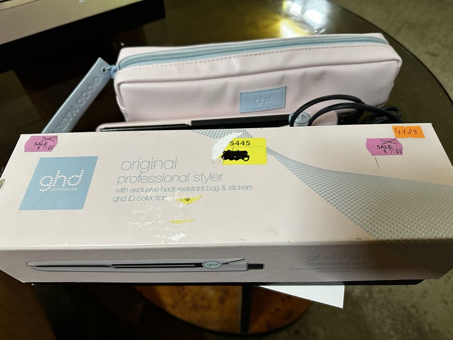 Оригінальний випрямляч для волосся GHD - ніжно-рожевий