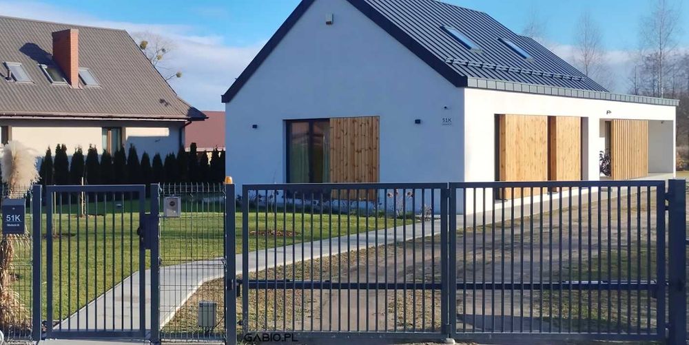 Brama przesuwna z profili pionowych - wys. 1,5/5m plus inne wys i dług