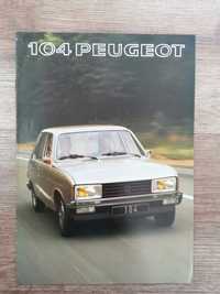Prospekt Peugeot 104