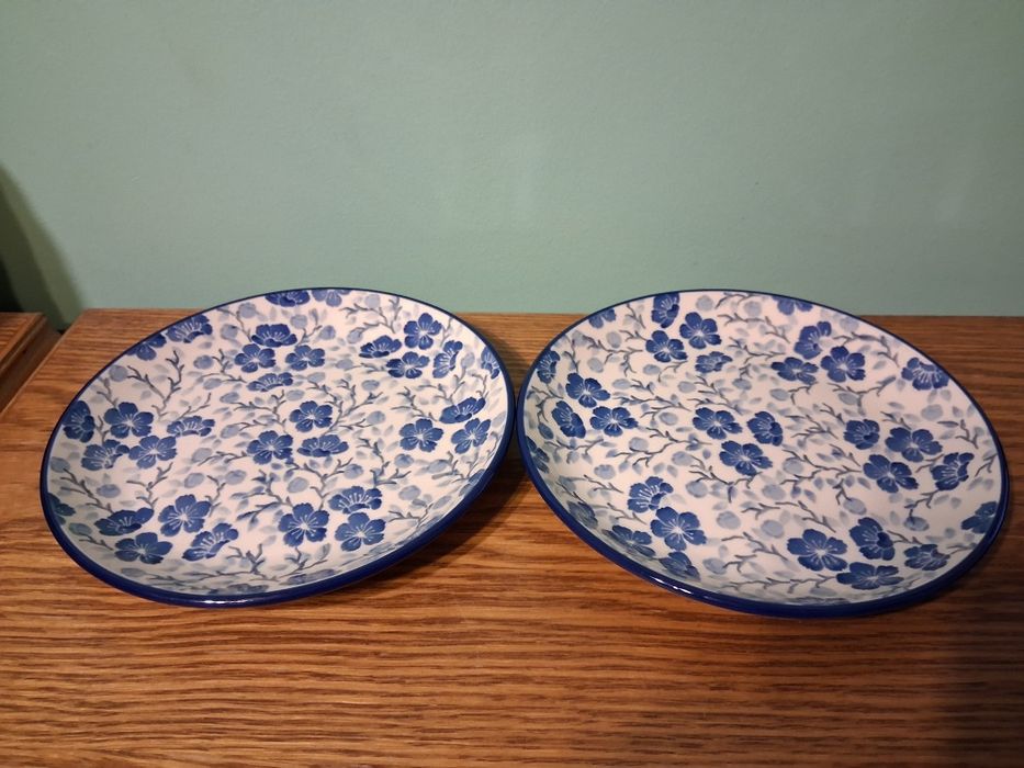 2 Talerze sniadaniowe 20cm GAT1 Ceramika Artystyczna Boleslawiec