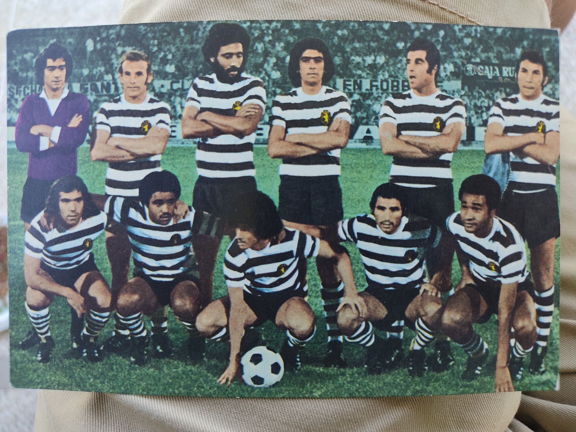 Postal da equipa do Sporting