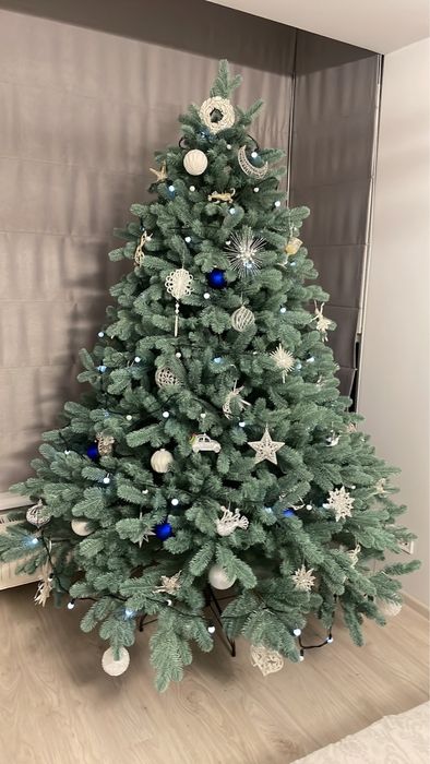 Ялинка лита голуба 220 см Преміум якості