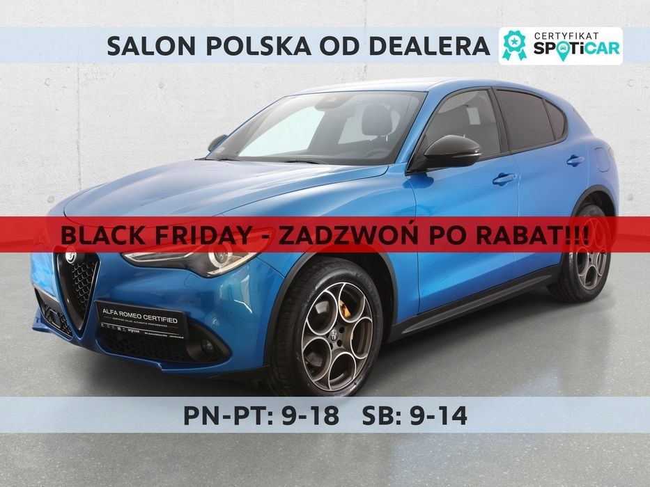 Alfa Romeo Stelvio 2.2 JTDM Fv23 Od RiA SalonPL FVat Bogata Wersja 4x4