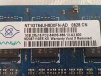 Pamięć do laptopa 1GBT64UH8D0FN-AD  1GB2Rx16.PC2-6400S-666-13-A2.800