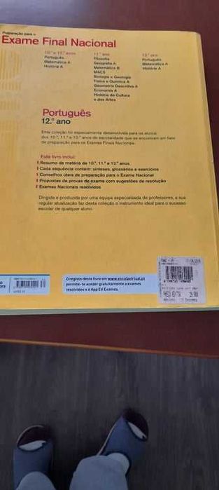 Livro- Preparação para o exame Português 2017 Porto Editora
