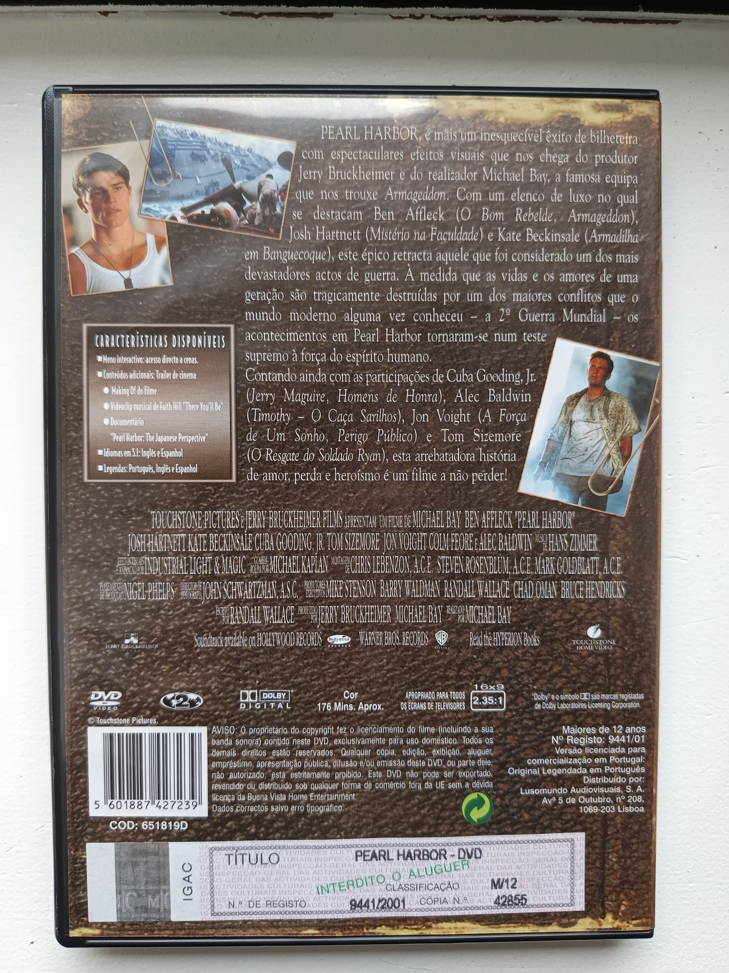 DVD Pearl harber edição especial 2 DVDs